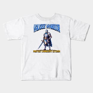 knight valkrie warrior pixel art Kids T-Shirt